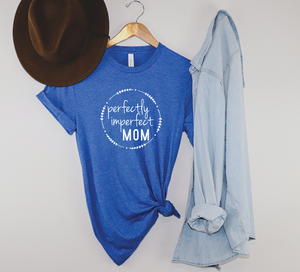 PREORDER Perfectly Imperfect Mom [Heather Royal Blue Crewneck]