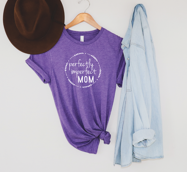 PREORDER Perfectly Imperfect Mom [Heather Purple Crewneck]