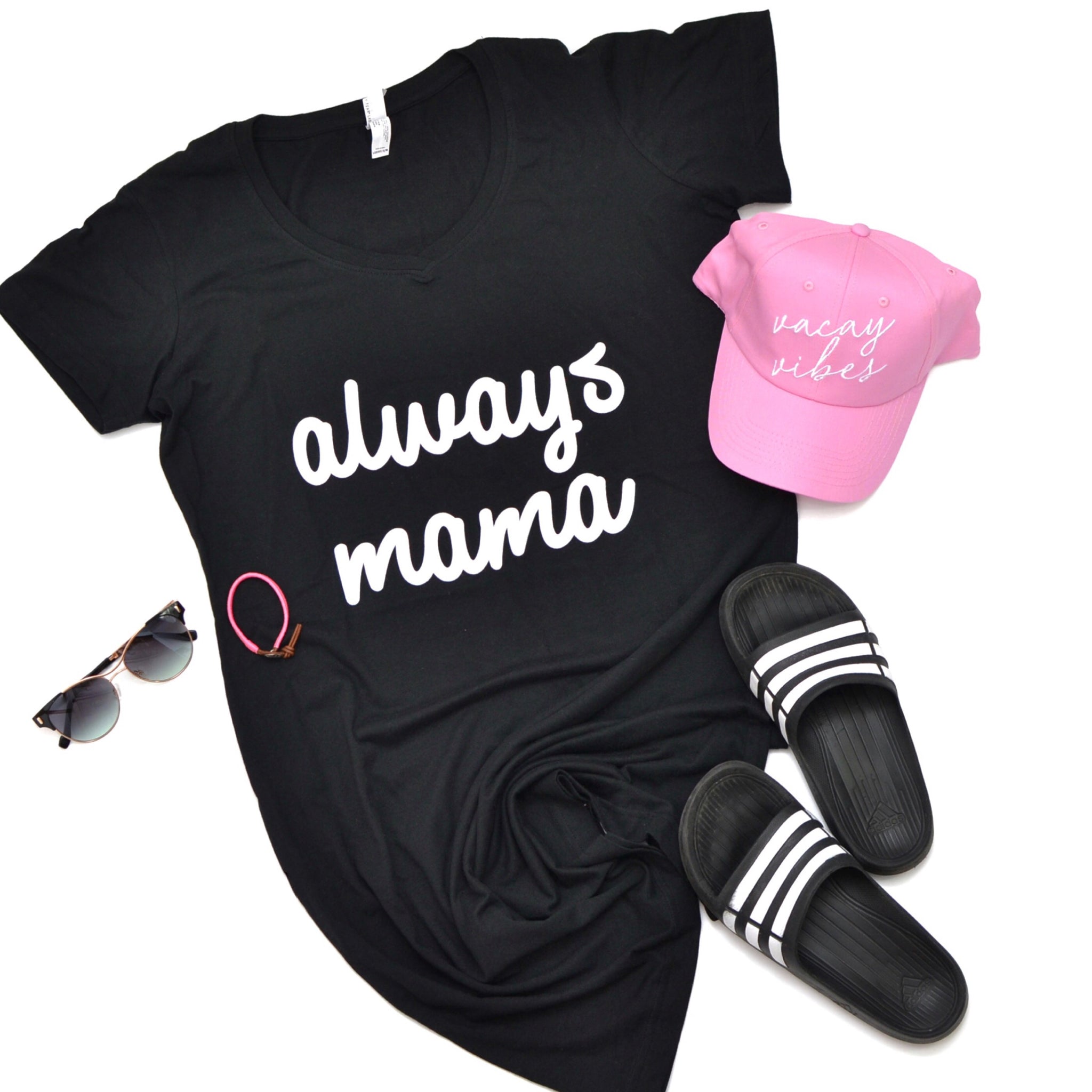 PREORDER Always Mama [Black Cover Up Dress - Women's Fit]