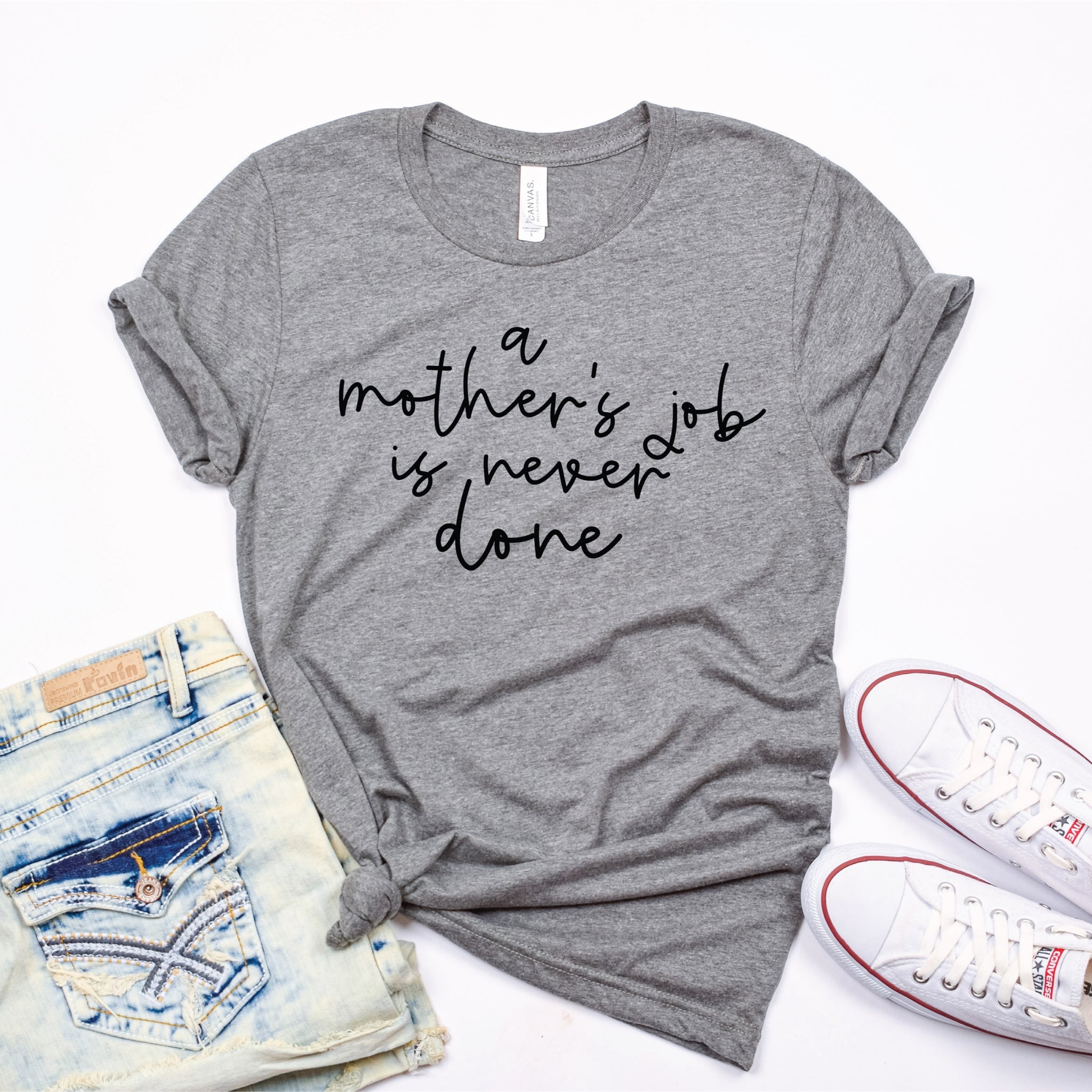 PREORDER A Mother's Job is Never Done [deep heather]
