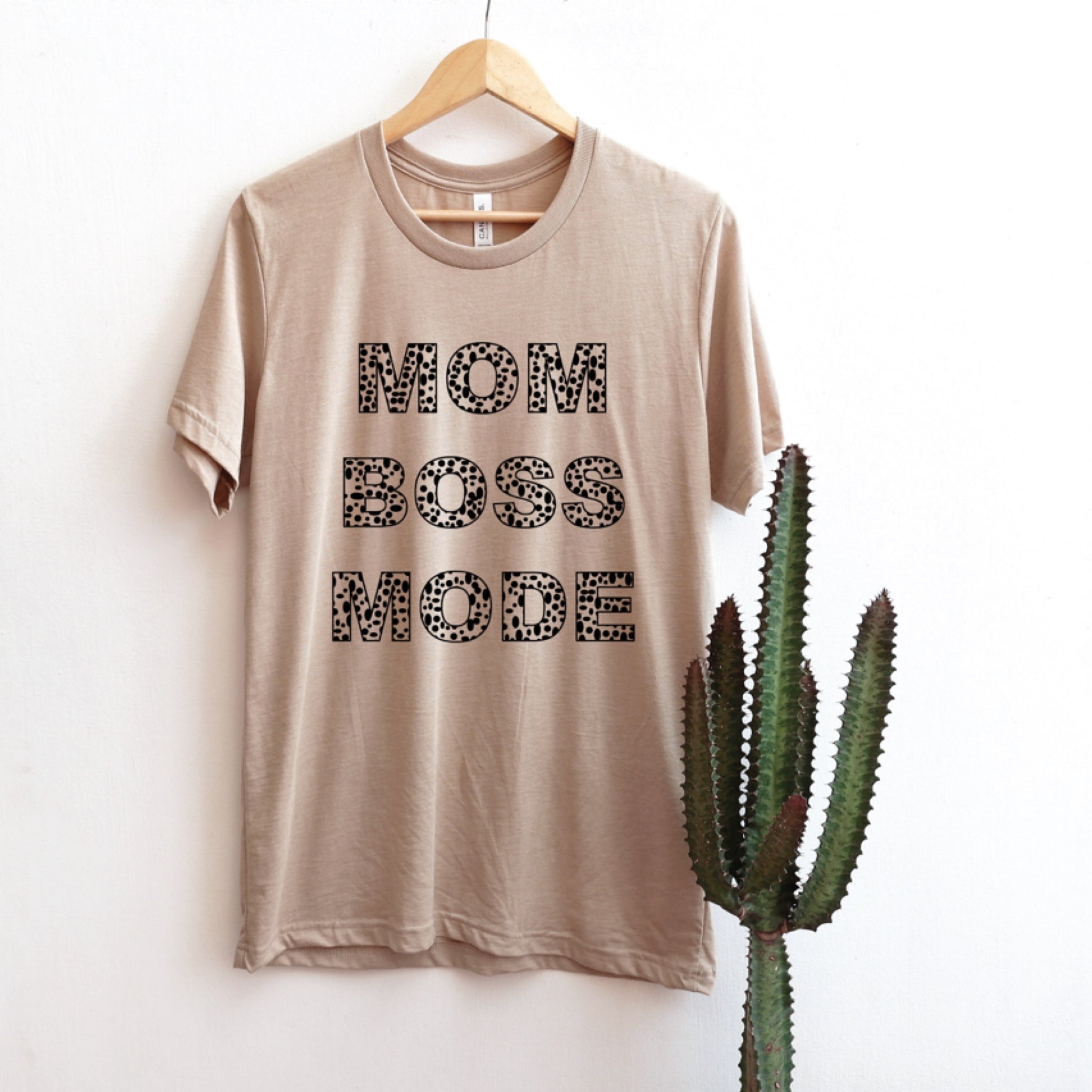 PREORDER {Spotted} Mom Boss Mode NEW [Tan Crewneck]